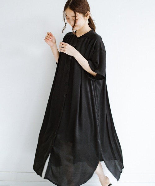 羽織としてもワンピースとしても着られちゃう 後ろ姿まで抜かりなくかわいいプリーツワンピース ワンピース Haco ハコ のファッション通販 Zozotown