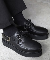 【WB ORIGINALS】Belt Strap Platform Leather Shoes WO21S312SH