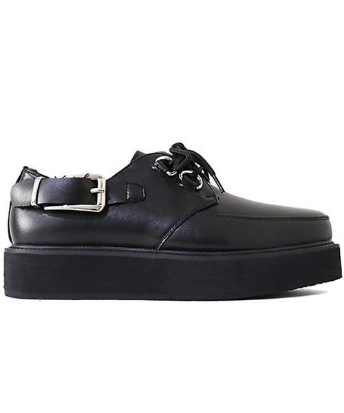 WESTBOY(ウエストボーイ)の「【WB ORIGINALS】Belt Strap Platform Leather Shoes WO21S312SH(ドレスシューズ・メンズ・ブラック・42/43/41/40)」の11枚目の写真