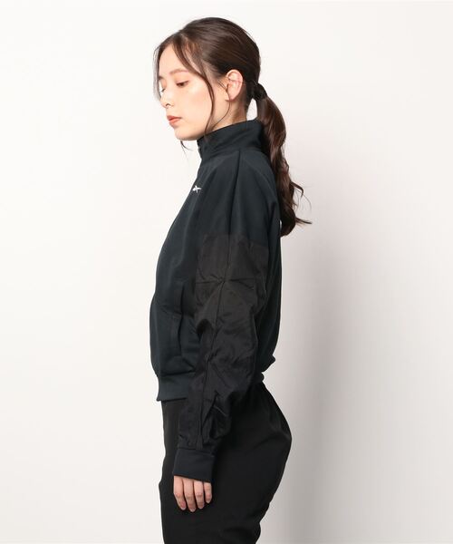 Reebok（リーボック）の「パフォーマンス トラックジャケット / Performance Track Jacket（スウェット・レディース・ブラック・SMALL/MEDIUM/LARGE/X-LARGE/XX-LARGE/X-SMALL）」の2枚目の写真