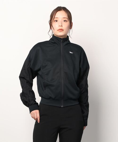 Reebok（リーボック）の「パフォーマンス トラックジャケット / Performance Track Jacket（スウェット・レディース・ブラック・SMALL/MEDIUM/LARGE/X-LARGE/XX-LARGE/X-SMALL）」の5枚目の写真