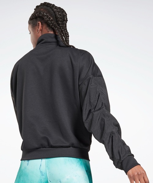 Reebok（リーボック）の「パフォーマンス トラックジャケット / Performance Track Jacket（スウェット・レディース・ブラック・SMALL/MEDIUM/LARGE/X-LARGE/XX-LARGE/X-SMALL）」の6枚目の写真