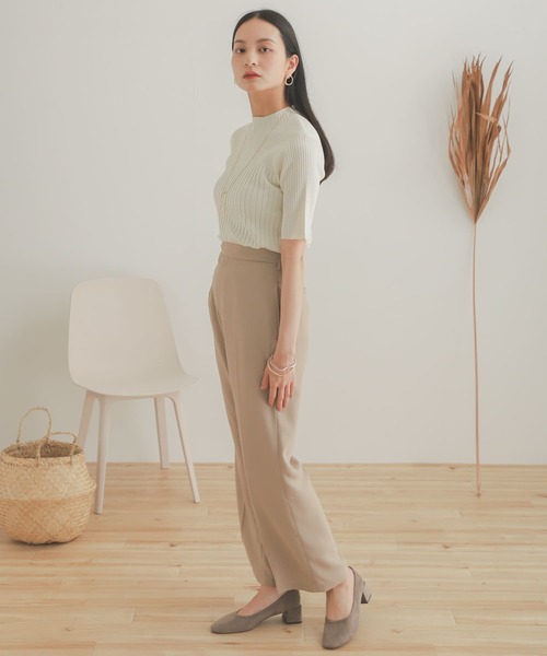 SENSE OF PLACE by URBAN RESEARCH（センスオブプレイスバイアーバンリサーチ）の「ワイドリブコンパクトニットセーター（ニット/セーター・レディース・ブラック/アイボリー/ライトブルー/ブラウン・ONE）」の11枚目の写真