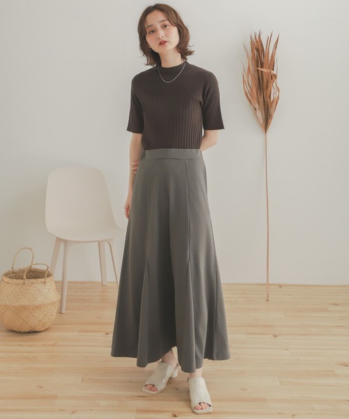 SENSE OF PLACE by URBAN RESEARCH（センスオブプレイスバイアーバンリサーチ）の「ワイドリブコンパクトニットセーター（ニット/セーター・レディース・ブラック/アイボリー/ライトブルー/ブラウン・ONE）」の21枚目の写真