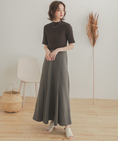 SENSE OF PLACE by URBAN RESEARCH（センスオブプレイスバイアーバンリサーチ）の「ワイドリブコンパクトニットセーター（ニット/セーター・レディース・ブラック/アイボリー/ライトブルー/ブラウン・ONE）」の22枚目の写真