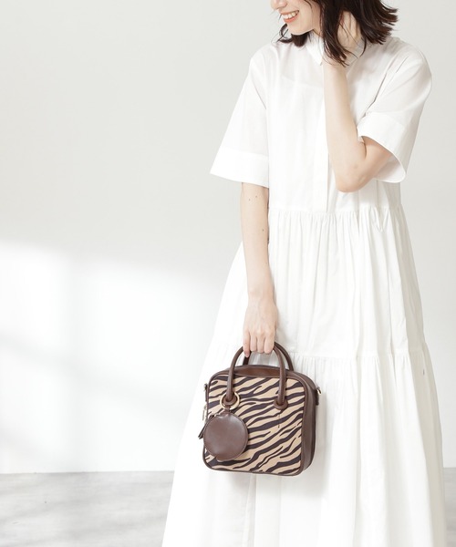 N.（N. Natural Beauty Basic）（エヌエヌナチュラルビューティーベーシック）の「◆ポーチ付ボストンバッグ（ボストンバッグ・レディース・ブラック/ブラウン系その他・ﾌﾘ-）」の3枚目の写真