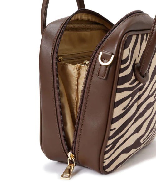 N.（N. Natural Beauty Basic）（エヌエヌナチュラルビューティーベーシック）の「◆ポーチ付ボストンバッグ（ボストンバッグ・レディース・ブラック/ブラウン系その他・ﾌﾘ-）」の19枚目の写真