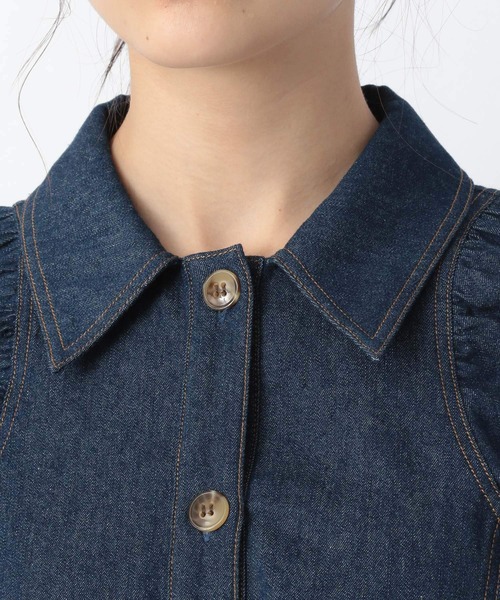 Heather（ヘザー）の「デニムセパレートワンピース_215239（ワンピース・レディース・インディゴブルー/グレー・FREE）」の12枚目の写真