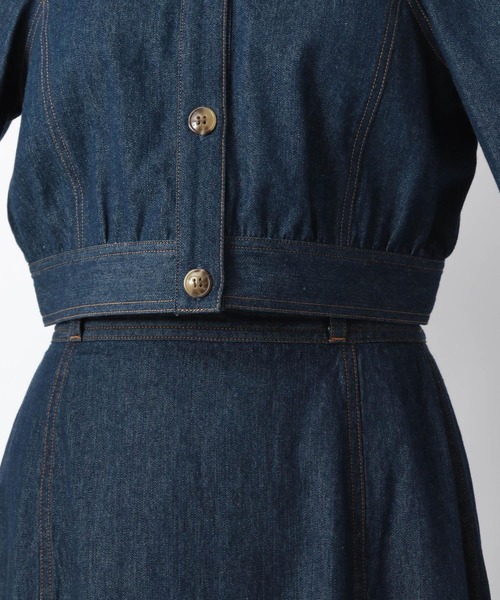 Heather（ヘザー）の「デニムセパレートワンピース_215239（ワンピース・レディース・インディゴブルー/グレー・FREE）」の15枚目の写真
