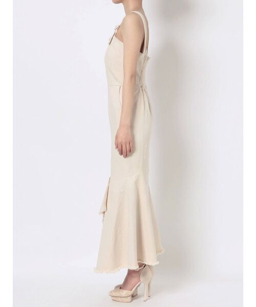 RESEXXY（リゼクシー）の「フロントジップマーメイドジャンスカ（ワンピース・レディース・ブラウン/アイボリー/ブラック・FREE）」の10枚目の写真