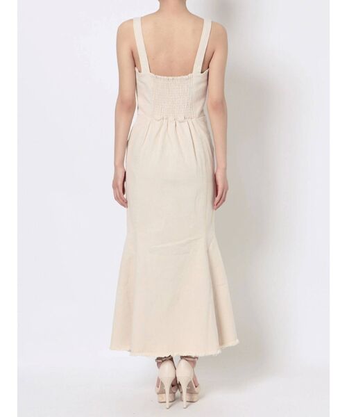 RESEXXY（リゼクシー）の「フロントジップマーメイドジャンスカ（ワンピース・レディース・ブラウン/アイボリー/ブラック・FREE）」の9枚目の写真