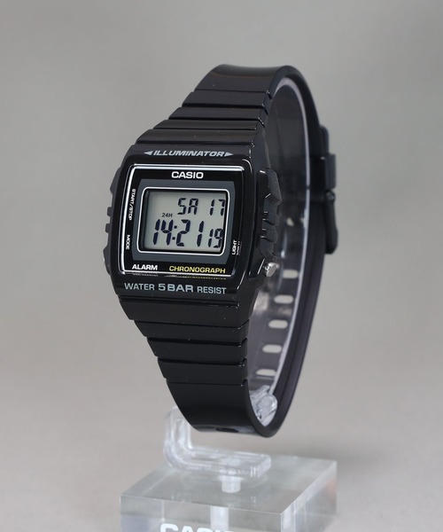 CASIO（カシオ）の「CASIO Collection / W-215H-1AJH（デジタル腕時計・メンズ・ブラック×ホワイト・FREE）」の2枚目の写真
