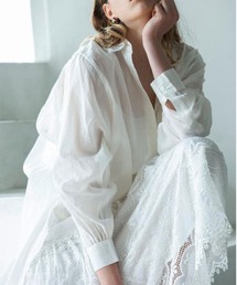 ギャザードルマンリネンシャツ