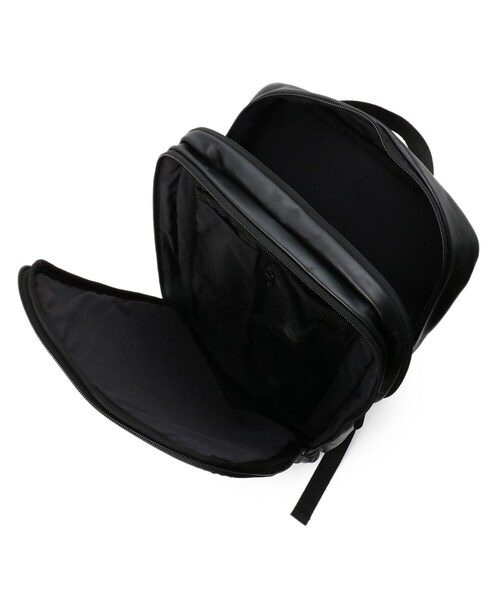 BASECONTROL(ベースコントロール)の「◆撥水リアルレザー ボックス型 薄マチ バックパック(バックパック/リュック・メンズ・ブラック・99)」の12枚目の写真