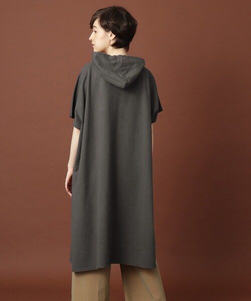 DRESSTERIOR（ドレステリア）の「◆製品染めフーテッドチュニック（チュニック・レディース・チャコールグレー/ベージュ・38）」の5枚目の写真