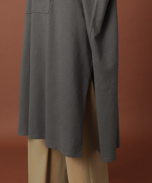 DRESSTERIOR（ドレステリア）の「◆製品染めフーテッドチュニック（チュニック・レディース・チャコールグレー/ベージュ・38）」の8枚目の写真