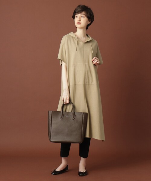 DRESSTERIOR（ドレステリア）の「◆製品染めフーテッドチュニック（チュニック・レディース・チャコールグレー/ベージュ・38）」の13枚目の写真