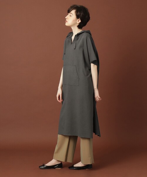 DRESSTERIOR（ドレステリア）の「◆製品染めフーテッドチュニック（チュニック・レディース・チャコールグレー/ベージュ・38）」の17枚目の写真