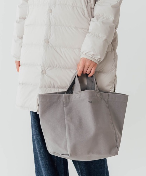 ORCIVAL（オーシバル）の「【ORCIVAL】キャンバストートバッグ 小（トートバッグ・レディース・グレー/ブラック/ベージュ/レッド/オリーブ・ONE SIZE）」の3枚目の写真