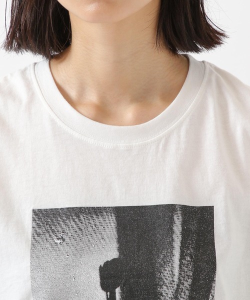 ALAND（エーランド）の「3.3 Field Trip／MONO PRINTノースリーブ　2218870（Tシャツ/カットソー・レディース・ブラック/アイボリー/カーキ・FREE）」の15枚目の写真