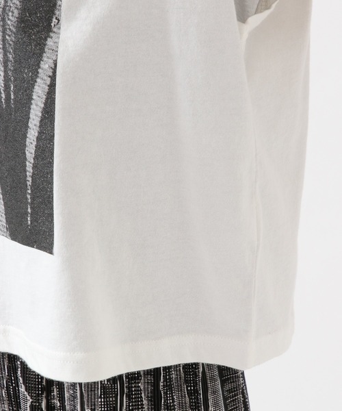 ALAND（エーランド）の「3.3 Field Trip／MONO PRINTノースリーブ　2218870（Tシャツ/カットソー・レディース・ブラック/アイボリー/カーキ・FREE）」の17枚目の写真