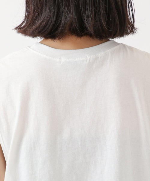 ALAND（エーランド）の「3.3 Field Trip／MONO PRINTノースリーブ　2218870（Tシャツ/カットソー・レディース・ブラック/アイボリー/カーキ・FREE）」の18枚目の写真