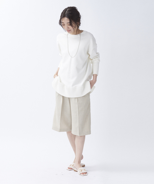 Abahouse Devinette（ドゥヴィネット）の「【BRAHMIN】バックレースアップオーバーシルエットニット（ニット/セーター・レディース・ブラック/オフホワイト/モカ・フリー）」の21枚目の写真