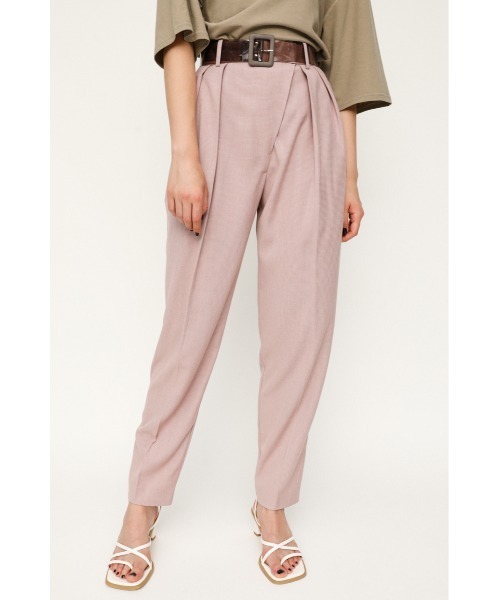 SLY（スライ）の「TUCK VOLUME PT タックボリューム パンツ（スラックス・レディース・ブラック/ベージュ/ピンク・0/1/2）」の13枚目の写真