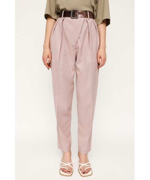 SLY（スライ）の「TUCK VOLUME PT タックボリューム パンツ（スラックス・レディース・ブラック/ベージュ/ピンク・0/1/2）」の9枚目の写真