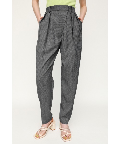 SLY（スライ）の「TUCK VOLUME PT タックボリューム パンツ（スラックス・レディース・ブラック/ベージュ/ピンク・0/1/2）」の4枚目の写真