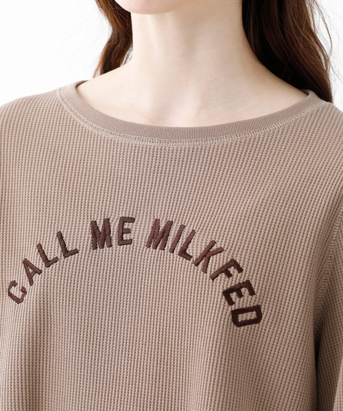 MILKFED.（ミルクフェド）の「長袖カットソー（Tシャツ/カットソー・レディース・ブラック・ONE SIZE）」の13枚目の写真