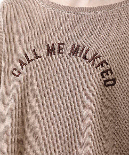 MILKFED.（ミルクフェド）の「長袖カットソー（Tシャツ/カットソー・レディース・ブラック・ONE SIZE）」の4枚目の写真