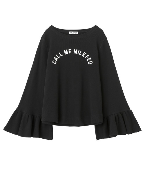 MILKFED.（ミルクフェド）の「長袖カットソー（Tシャツ/カットソー・レディース・ブラック・ONE SIZE）」の5枚目の写真