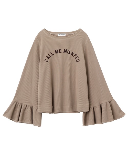 MILKFED.（ミルクフェド）の「長袖カットソー（Tシャツ/カットソー・レディース・ブラック・ONE SIZE）」の11枚目の写真