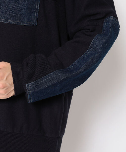 AVIREX（アヴィレックス）の「【TYPE BLUE/タイプブルー】 長袖 コンバット ワッフル Tシャツ / LONG SLEEVE COMBAT WAFFLE T-SHIRT / アヴィレックス / AVIREX（Tシャツ/カットソー・メンズ・ネイビー/ナチュラル・X-LARGE/XX-LARGE/MEDIUM/LARGE）」の5枚目の写真