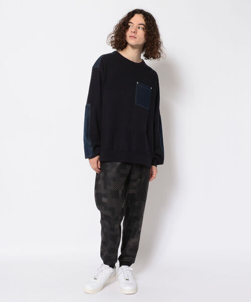 AVIREX（アヴィレックス）の「【TYPE BLUE/タイプブルー】 長袖 コンバット ワッフル Tシャツ / LONG SLEEVE COMBAT WAFFLE T-SHIRT / アヴィレックス / AVIREX（Tシャツ/カットソー・メンズ・ネイビー/ナチュラル・X-LARGE/XX-LARGE/MEDIUM/LARGE）」の3枚目の写真
