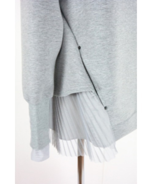 AULA AILA（アウラアイラ）の「バックプリーツフーディー（パーカー