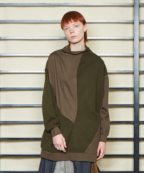 gomme（ゴム）の「ウォームポンチ　リラックスＴ（Tシャツ/カットソー・レディース・ブラック/グレー/カーキ・MEDIUM）」の3枚目の写真