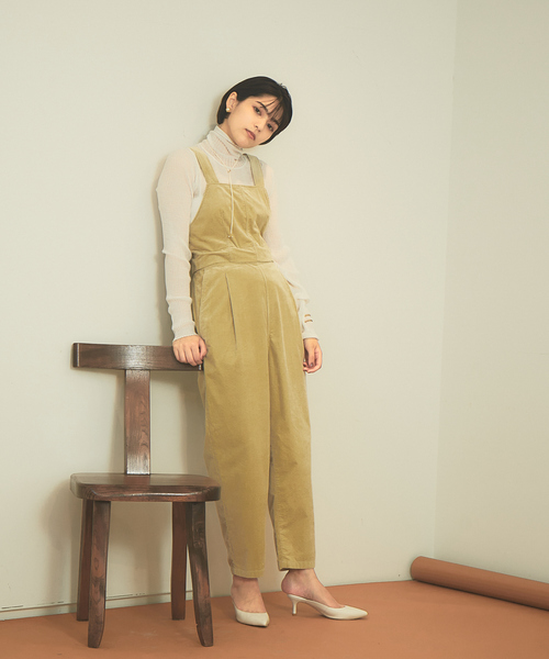 Rouge vif Anna(ルージュヴィフアンナ)の「【WEB限定】コーデュロイ3WAYサロペット(サロペット/オーバーオール・レディース・ピンク/グリーン・38/36)」の21枚目の写真