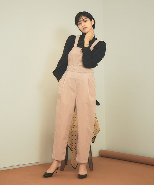 Rouge vif Anna(ルージュヴィフアンナ)の「【WEB限定】コーデュロイ3WAYサロペット(サロペット/オーバーオール・レディース・ピンク/グリーン・38/36)」の19枚目の写真