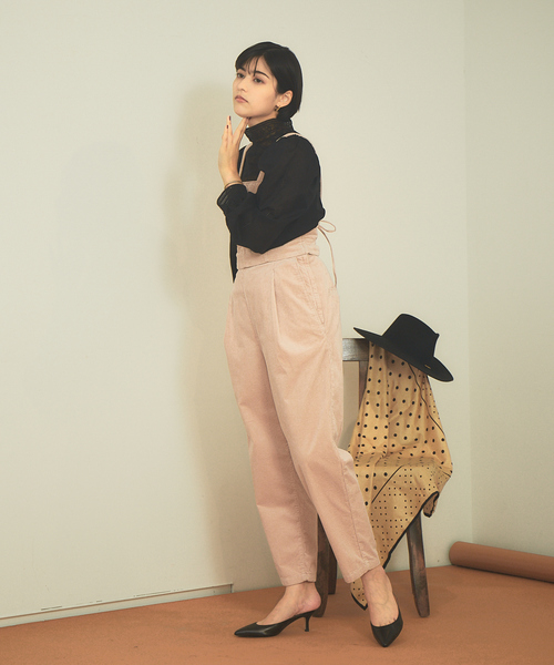 Rouge vif Anna(ルージュヴィフアンナ)の「【WEB限定】コーデュロイ3WAYサロペット(サロペット/オーバーオール・レディース・ピンク/グリーン・38/36)」の11枚目の写真