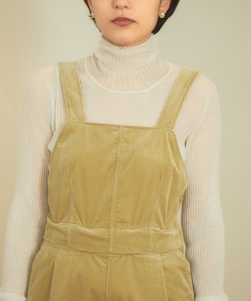 Rouge vif Anna(ルージュヴィフアンナ)の「【WEB限定】コーデュロイ3WAYサロペット(サロペット/オーバーオール・レディース・ピンク/グリーン・38/36)」の7枚目の写真