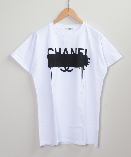shopnikoniko(ショップニコニコ)の「パロディー Tシャツ(Tシャツ/カットソー・レディース・ホワイト/ブラック・フリー)」の8枚目の写真