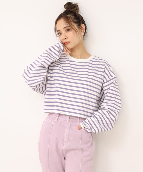 one after another NICE CLAUP（ワンアフターアナザーナイスクラップ）の「センターピンタック極みフレアデニム（デニムパンツ・レディース・ライトブルー/ブラック/ネイビー/ピンク・SMALL/MEDIUM）」の10枚目の写真