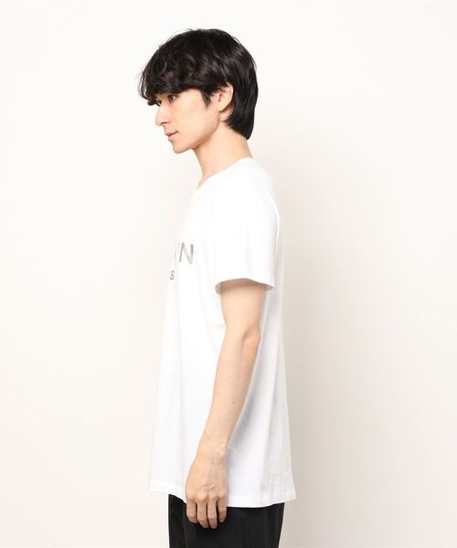 BALMAIN(バルマン)の「BALMAIN/バルマン/FOIL T-SHIRT(Tシャツ/カットソー・メンズ・ホワイト/ブラック・LARGE)」の3枚目の写真