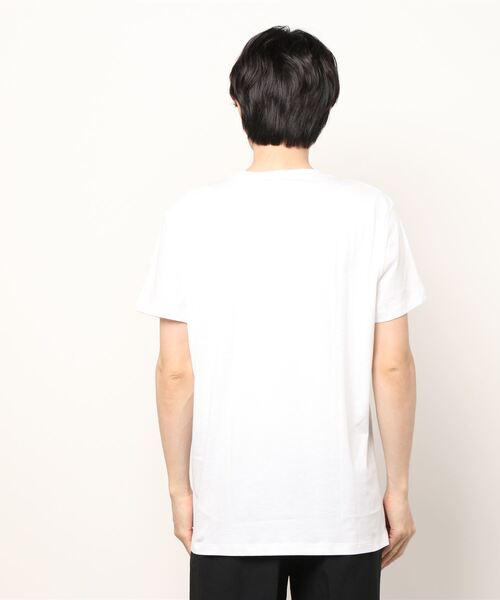 BALMAIN(バルマン)の「BALMAIN/バルマン/FOIL T-SHIRT(Tシャツ/カットソー・メンズ・ホワイト/ブラック・LARGE)」の4枚目の写真
