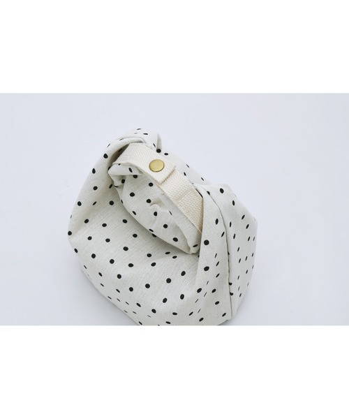 salle de bal(サルデバル)の「・Bowknot / ボウノット 2Wayランチポーチ A432 Bowknot2WAY GDH(お弁当箱・レディース・ホワイト/ブラック/ネイビー/グレー/ブラウン・FREE)」の17枚目の写真
