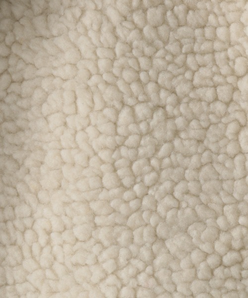 LOWRYS FARM(ローリーズファーム)の「B3ボアジャケット 214910(ブルゾン・レディース・チャコールグレー/ブラック/アイボリー・FREE)」の6枚目の写真