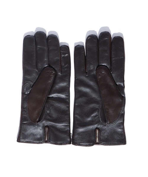 Gloves（グローブス）の「GLOVES/グローブス MEN'S SMART PHONE LAMB GLOVES-78SM 手袋 レザーグローブ イタリア製 スマートフォン対応（手袋・メンズ・ブラック/ブラウン・8.5/8）」の20枚目の写真