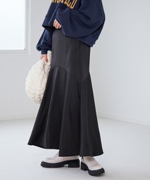 Heather | サテンキリカエマーメイドロングスカート　237964(スカート)